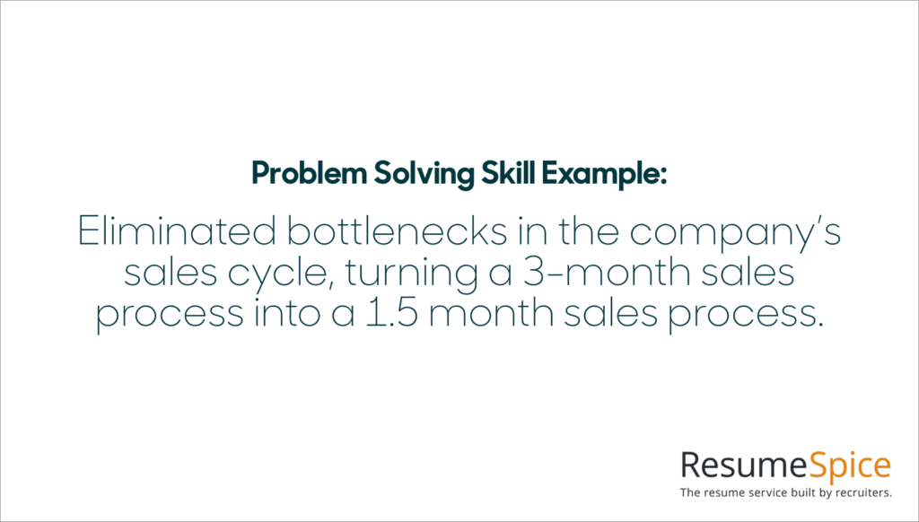 Problemsolving - Resumespice Problem Solving Skills