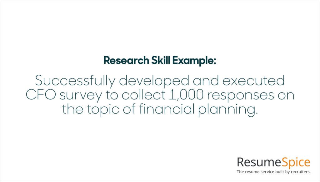 Research - Resumespice Research Skills