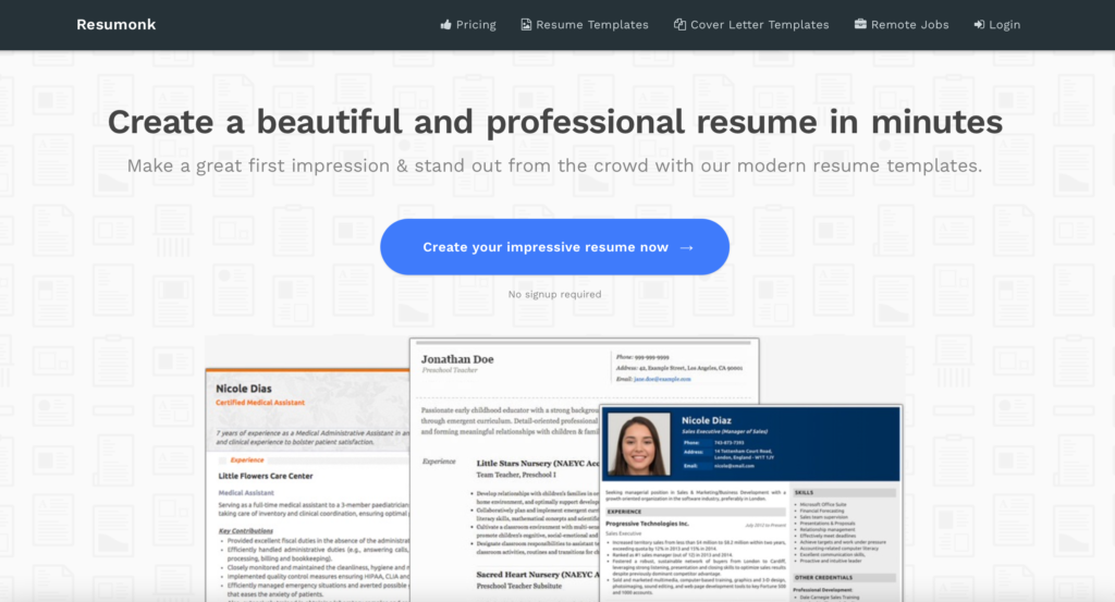 Resumemonk - Resumespice Resumemonk